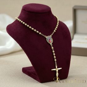   GOLDFILLED Υποαλλεργικό Κολιέ 60cm μακρύ és 4 mm φαρδύ χρώμα 14K