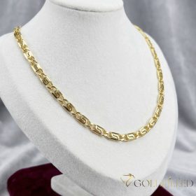   GOLDFILLED Υποαλλεργικό Κολιέ 50cm μακρύ és 5,2mm φαρδύ χρώμα 14K
