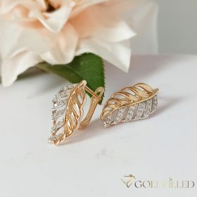   GOLDFILLED Υποαλλεργικό Σκουλαρίκια 20mm 18K χρώμα