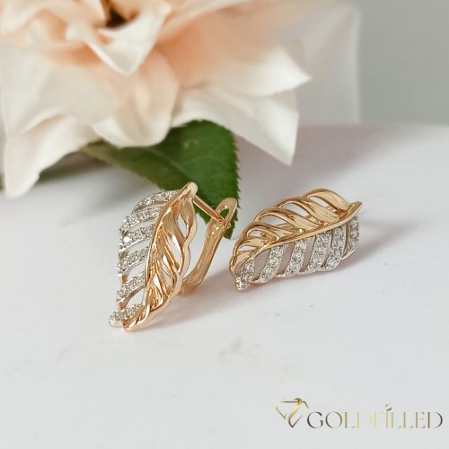 GOLDFILLED Υποαλλεργικό Σκουλαρίκια 20mm 18K χρώμα