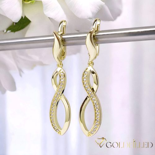 GOLDFILLED Υποαλλεργικό Σκουλαρίκια 50mm 14K χρώμα