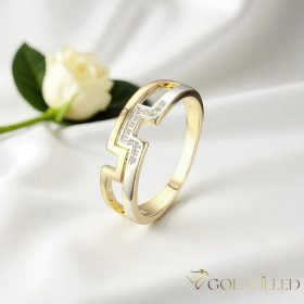   "GOLDFILLED" Υποαλλεργικό Δαχτυλίδι, διαφορετικά σε μεγέθη 14K χρώματος