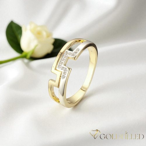 "GOLDFILLED" Υποαλλεργικό Δαχτυλίδι, διαφορετικά σε μεγέθη 14K χρώματος