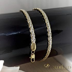   GOLDFILLED Υποαλλεργικό Κολιέ 45cm μακρύ és 5 mm φαρδύ χρώμα 14K πολύχρωμο