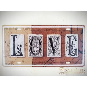   Διακοσμητικό Μεταλλική πινακίδα15x30cm