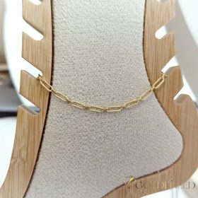   GOLDFILLED Βραχιόλι ποδιού 29cm/3mm 14K χρώμα