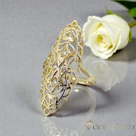   "GOLDFILLED" Υποαλλεργικό Δαχτυλίδι, διαφορετικά σε μεγέθη 14K χρώματος