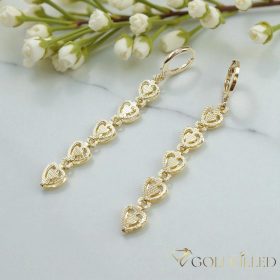   GOLDFILLED Υποαλλεργικό Σκουλαρίκια 54mm 14K χρώμα