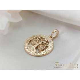   GOLDFILLED Υποαλλεργικό Μενταγιόν 28mm 18K χρώμα