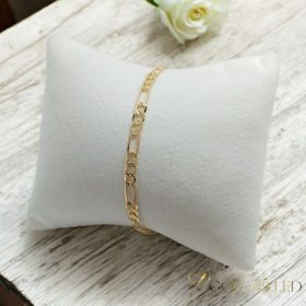   GOLDFILLED Υποαλλεργικό Βραχιόλι 19cm/3,5mm 18K χρώματος