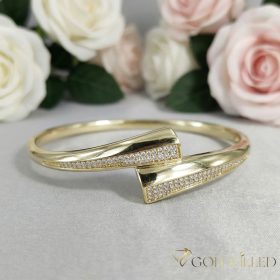   GOLDFILLED Υποαλλεργικό Μπρασελέ 4-16mm χρώμα 14K διάμετρος 60mm ( ανοιγόμενο )