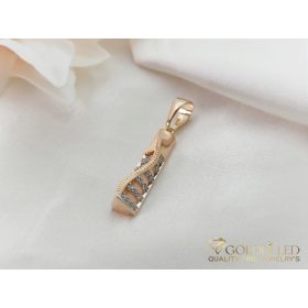   GOLDFILLED Υποαλλεργικό Μενταγιόν 33 mm 18K χρώμα