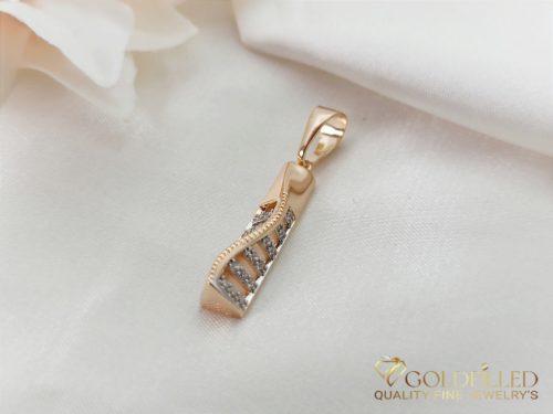 GOLDFILLED Υποαλλεργικό Μενταγιόν 33 mm 18K χρώμα
