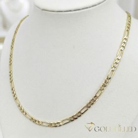   GOLDFILLED Υποαλλεργικό Κολιέ 50 cm/4 mm 14K πολύχρωμο χρώμα