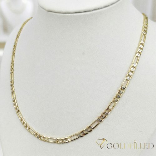 GOLDFILLED Υποαλλεργικό Κολιέ 50 cm/4 mm 14K πολύχρωμο χρώμα
