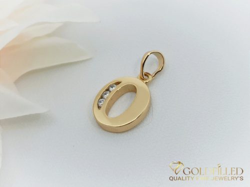 GOLDFILLED Υποαλλεργικό Μενταγιόν 23 mm 18K χρώμα