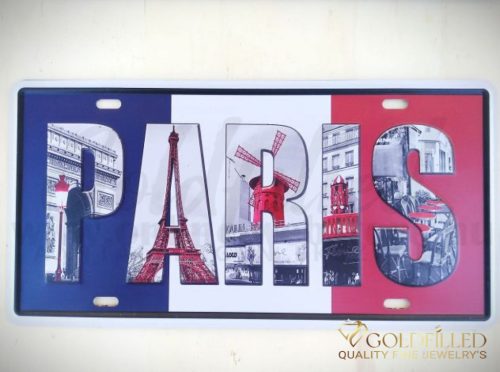 Διακοσμητικό Μεταλλική πινακίδα15x30cm