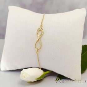   GOLDFILLED Υποαλλεργικό Βραχιόλι 18cm/1-6mm 14K χρώματος