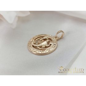   GOLDFILLED Υποαλλεργικό Μενταγιόν 28mm 18K χρώμα